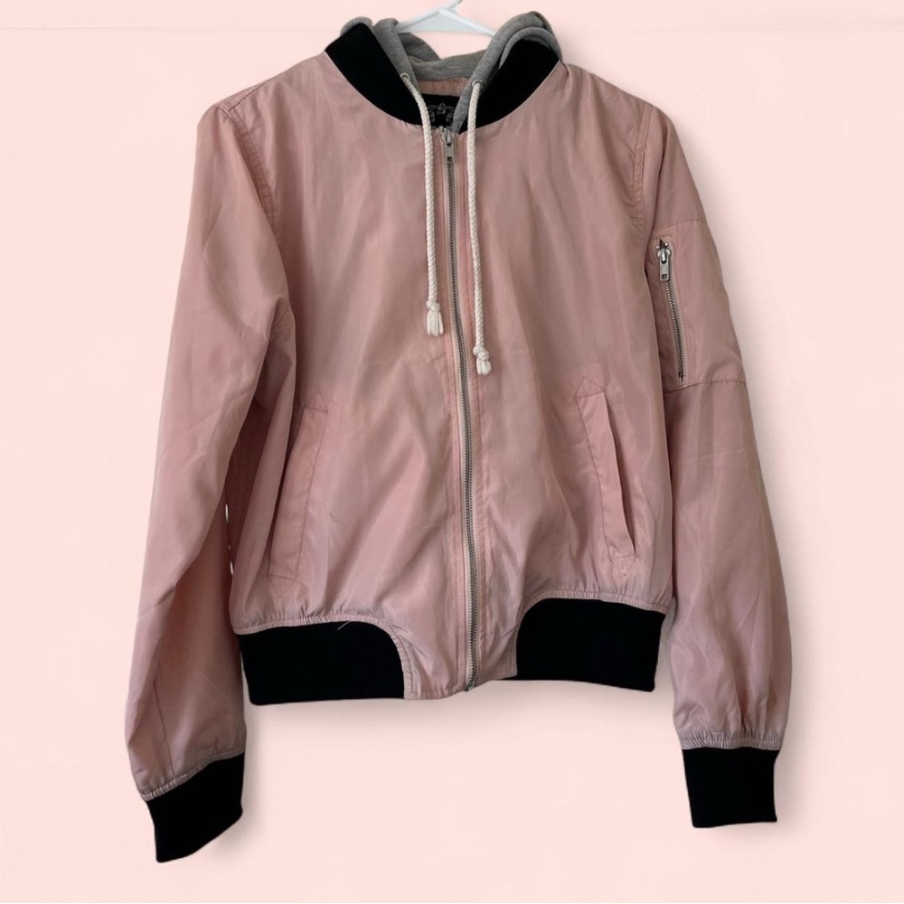 Women’s Large Chocolate Pink Bomber Jacket